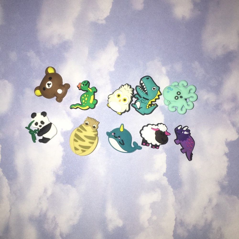 Cool Animal 9 Piece Shoe Charms - Decorations- Shoe Accessories